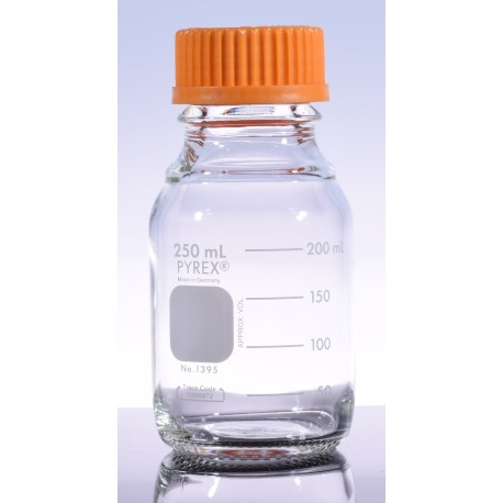 Frasco para Laboratorio 250 ml, tapa rosca Pyrex®