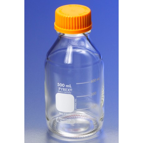 Frasco para Laboratorio 500 ml, tapa rosca Pyrex®