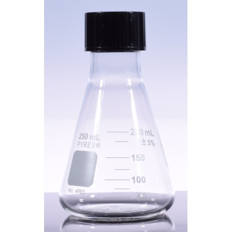 Matraz Erlenmeyer 250 ml con Tapón Pyrex®