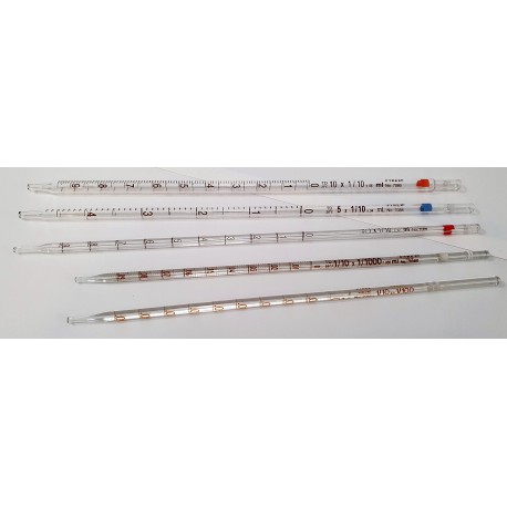 Pipeta Serológica 1 ml X 1/100 ml Pyrex®