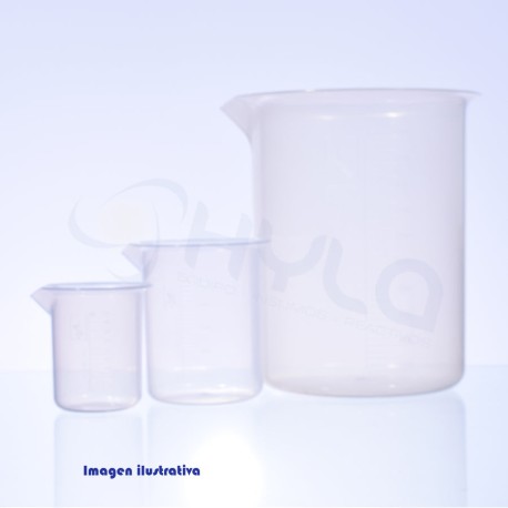 Vaso De Polipropileno (PP.) Graduado, Tipo Griffin. Milab
